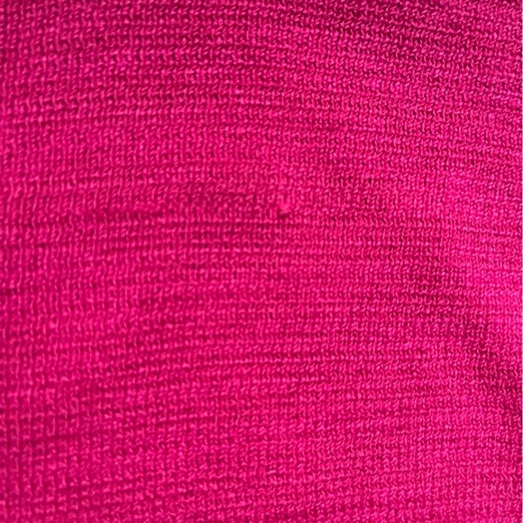 Free People Pink Long Sleeve Midi Crew Fall Winter Slit Sweater Dress Size S - Picture 6 of 7